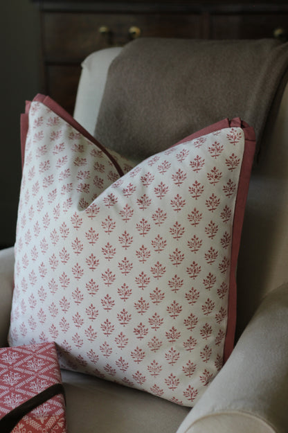 Privet Berry Pillow Covers | Rose Trim