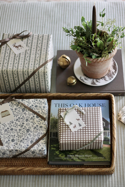 Woodland Needlepoint Tags