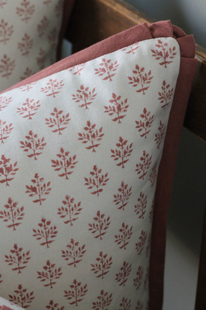 Privet Berry Pillow Covers | Rose Trim