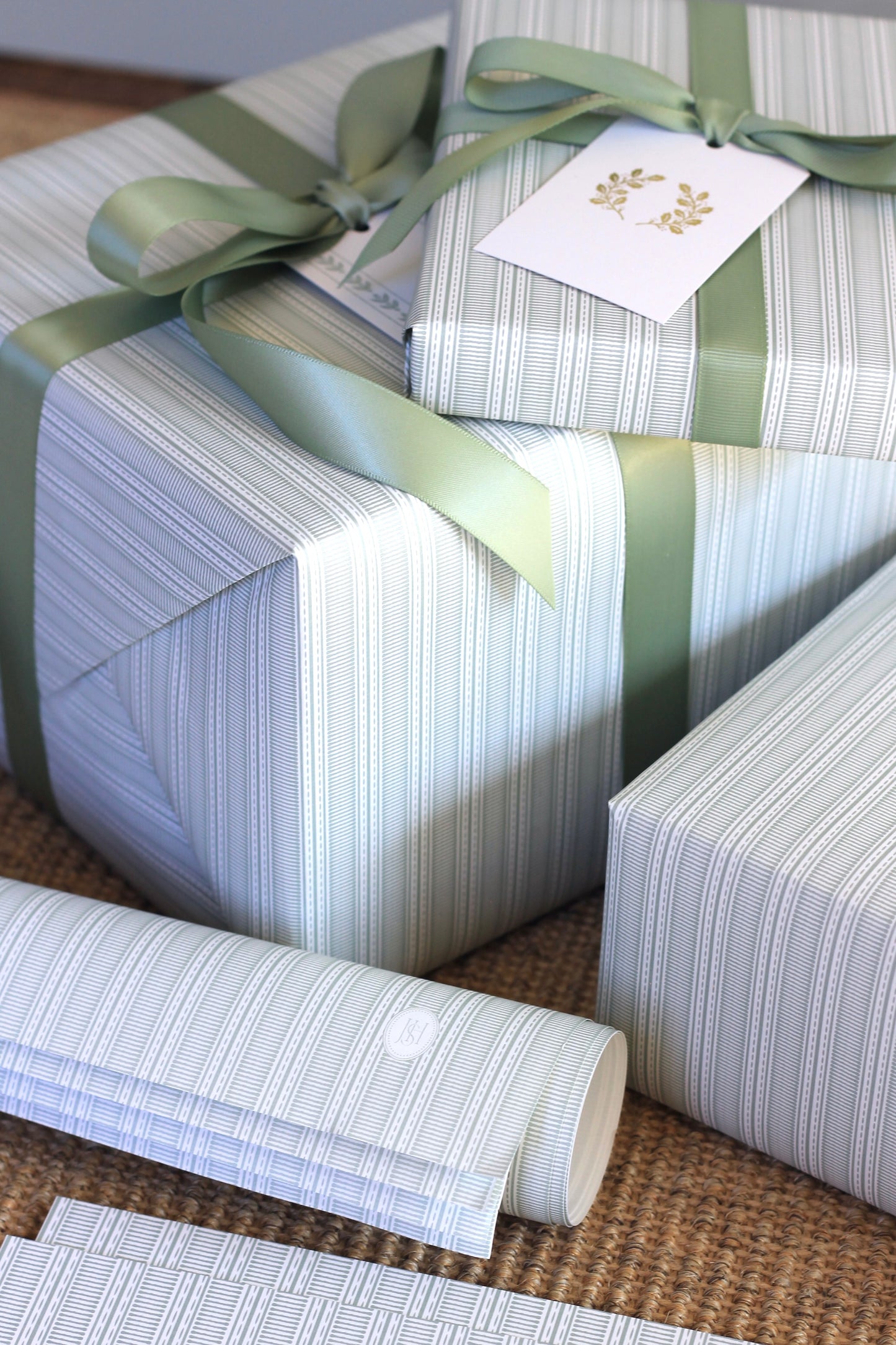 Grosgrain Stripe Wrapping Papers