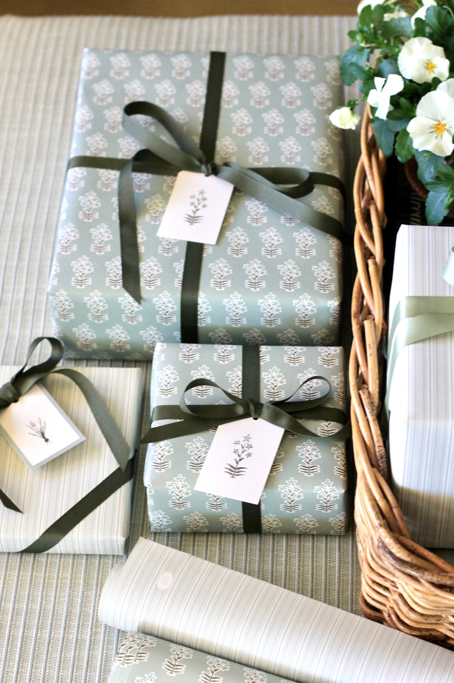 Emma Flower Wrapping Papers