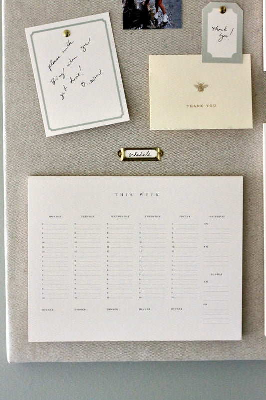 Tablet - Weekly Planner