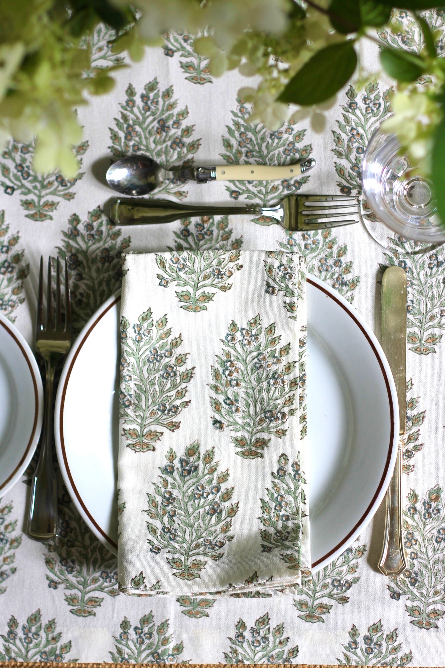 Hydrangea in Slate Napkins