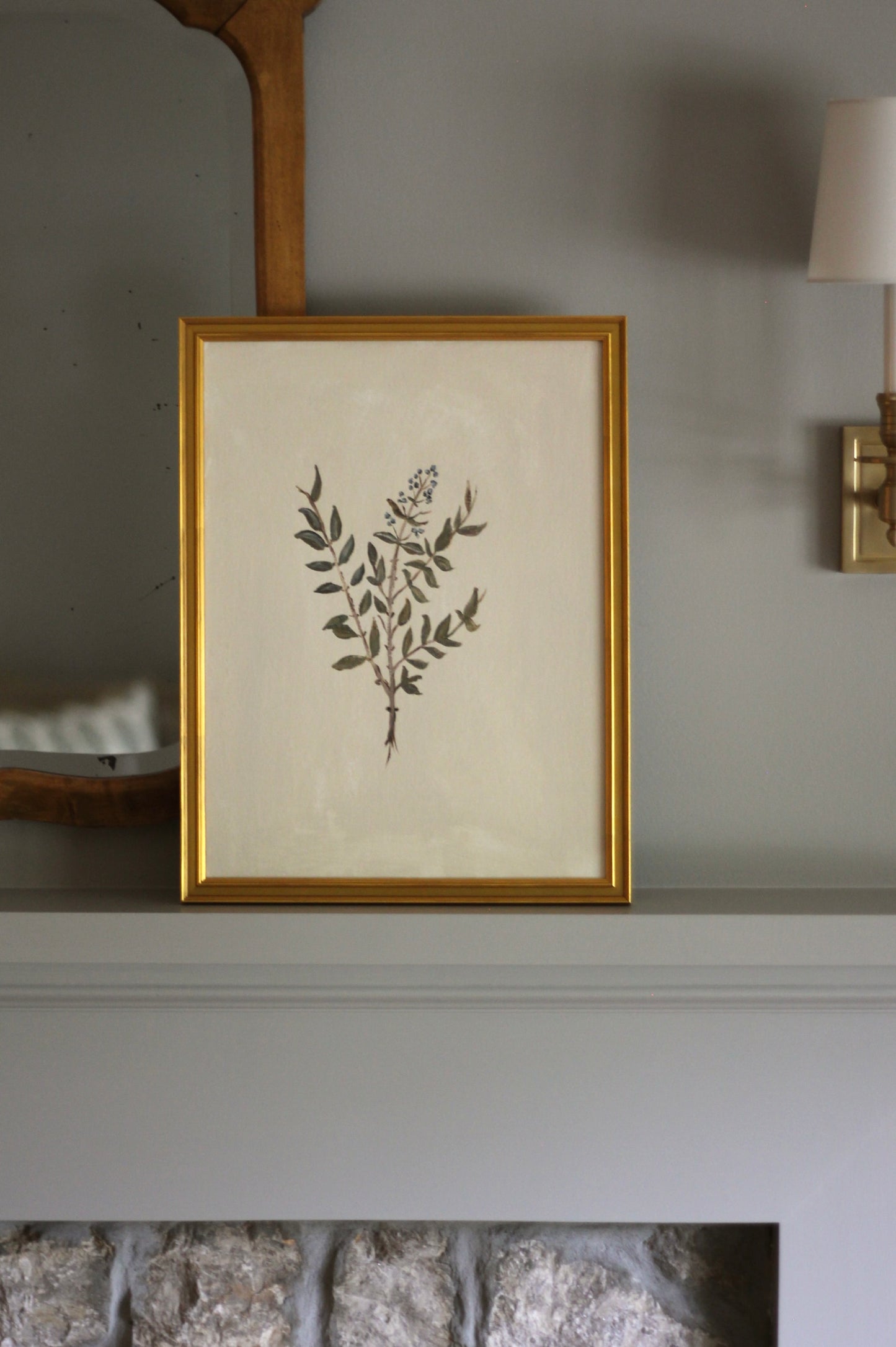 Original Botanical Painting Prints - Set of 4