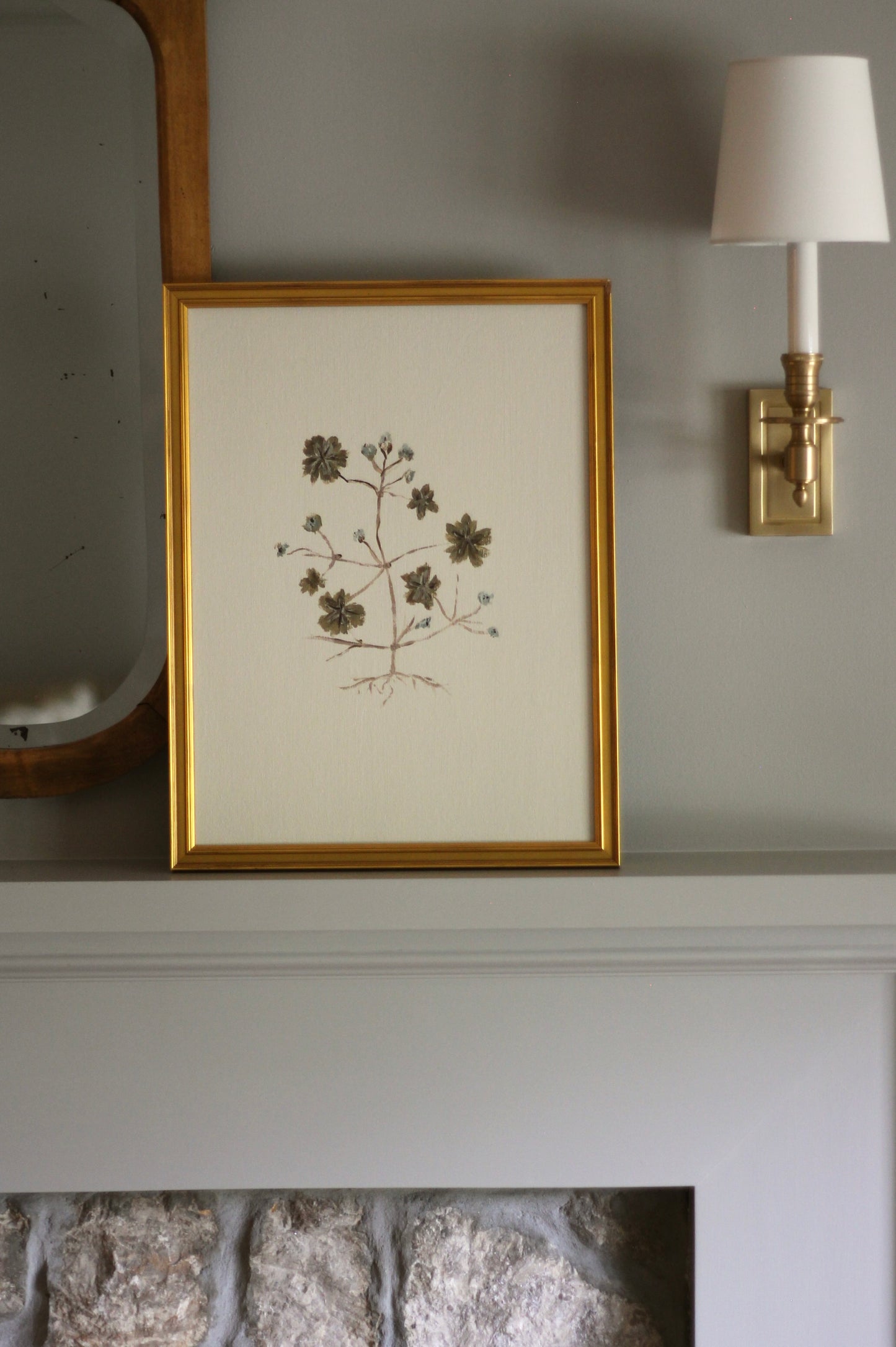 Original Botanical Painting Prints - Set of 4