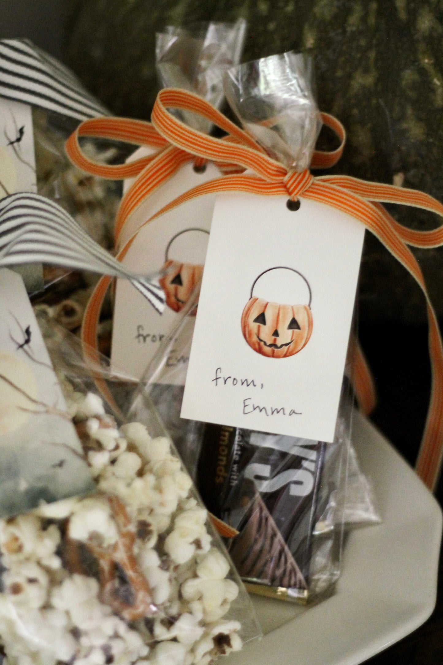 Jack-O-Bag Tags - Set of 10