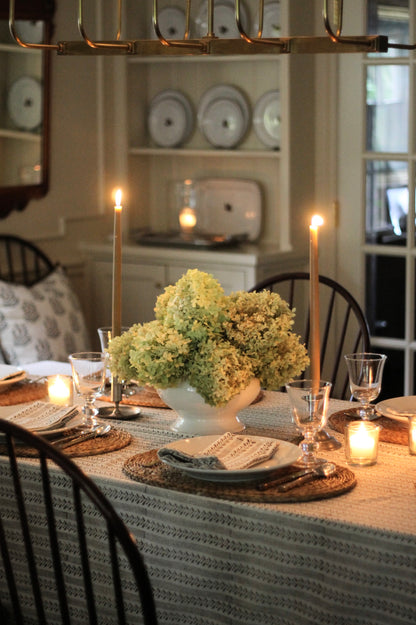 Oak Leaf Ticking Stripe Napkins