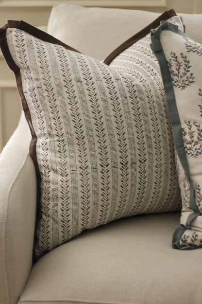 Oak Leaf Ticking Stripe Fabric by the Yard
