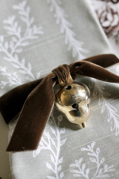 Acorn Brass Bell