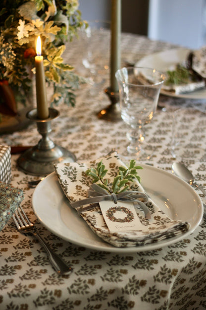 Holiday Harvest Wreath Tags - Set of 10