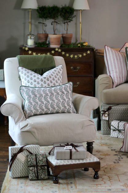 Alison Pillow Covers | Walnut Trim