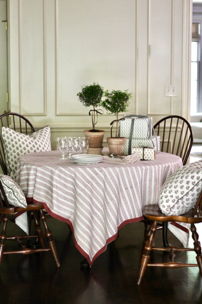 Red Berry Stripe Napkins