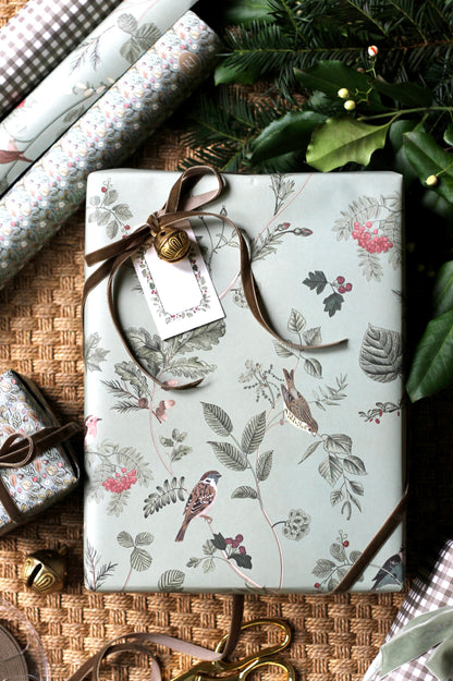 JSH + WPD Whittney's Botanical & Birds Wrapping Paper