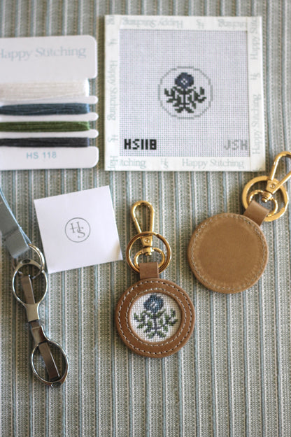 JSH + Happy Stitching Needlepoint Key Chain Kit | Carie
