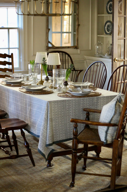 Laurie Privet Navy Tablecloths