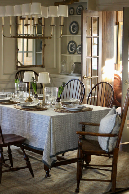 Laurie Privet Navy Tablecloths