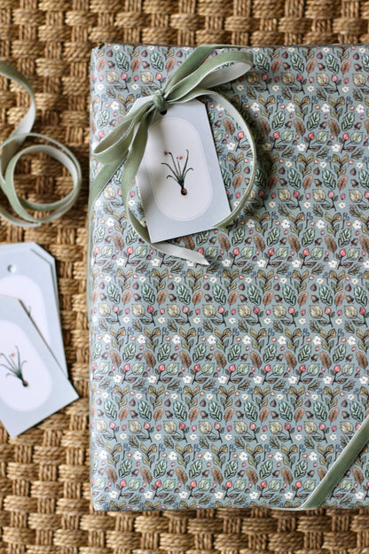 Luxury Velvet Ribbon | Rustic Sage