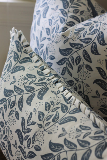 Privet Hedge Pillow Covers in Navy | 3 sizes