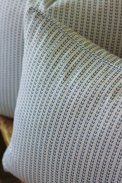 Dot & Leaf Pillow Covers in Navy | 3 sizes