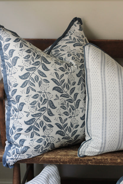 Privet Hedge Pillow Covers in Navy | 3 sizes