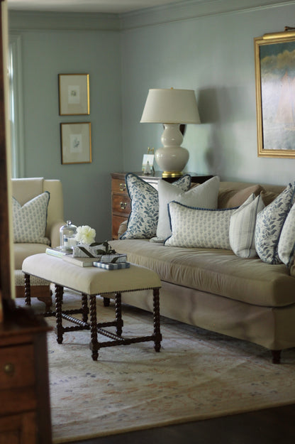 Privet Hedge Pillow Covers in Navy | 3 sizes