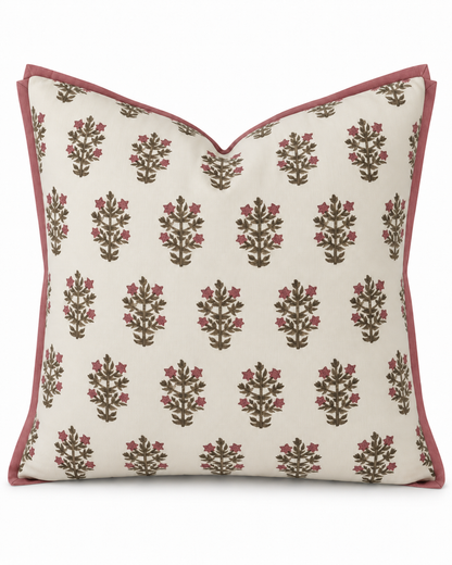 Holiday Mae Pillow Covers | Woodrose Trim