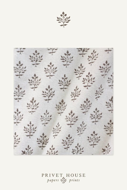 Privet Berry in Chocolate Fabric by the Yard