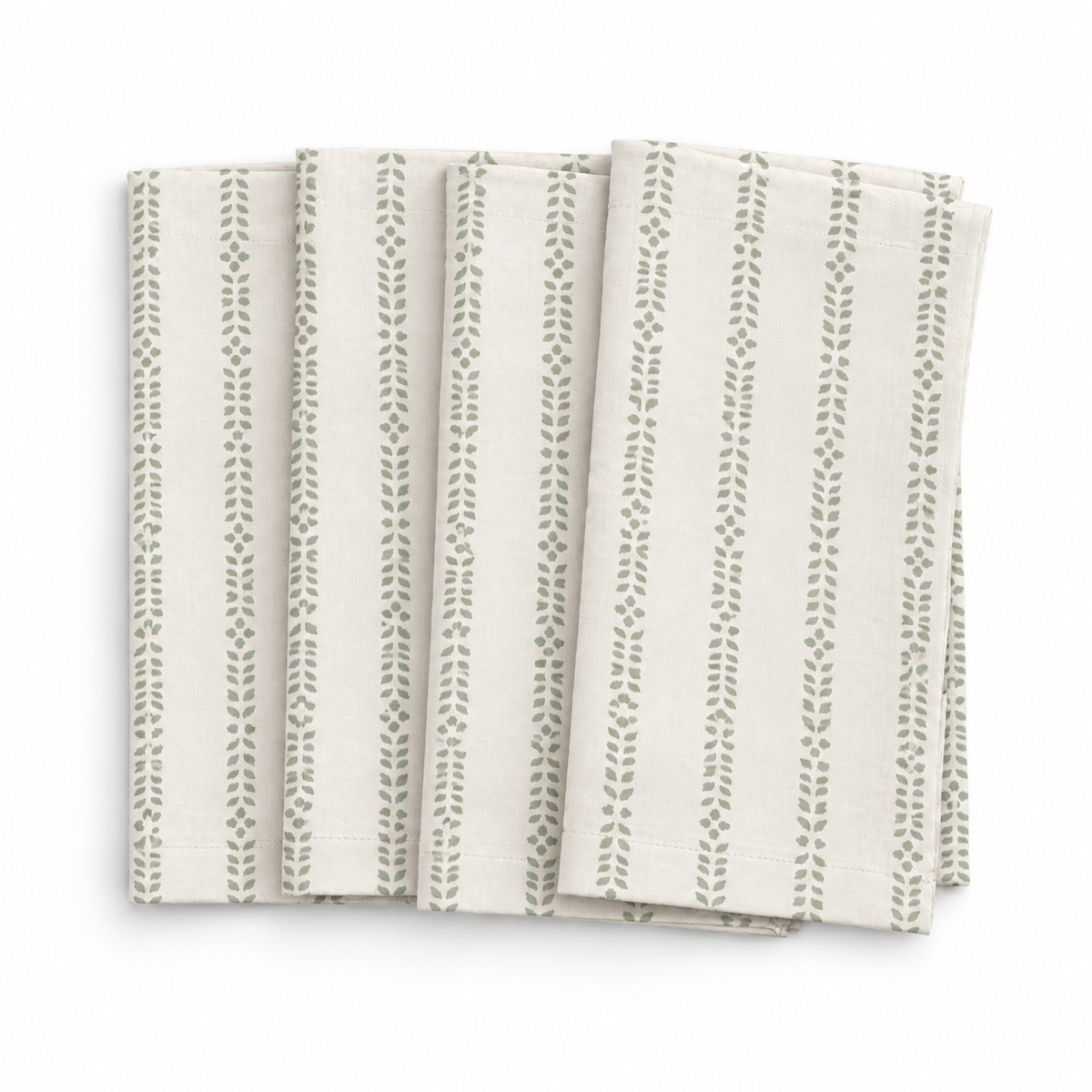 Sage Stripe Napkins