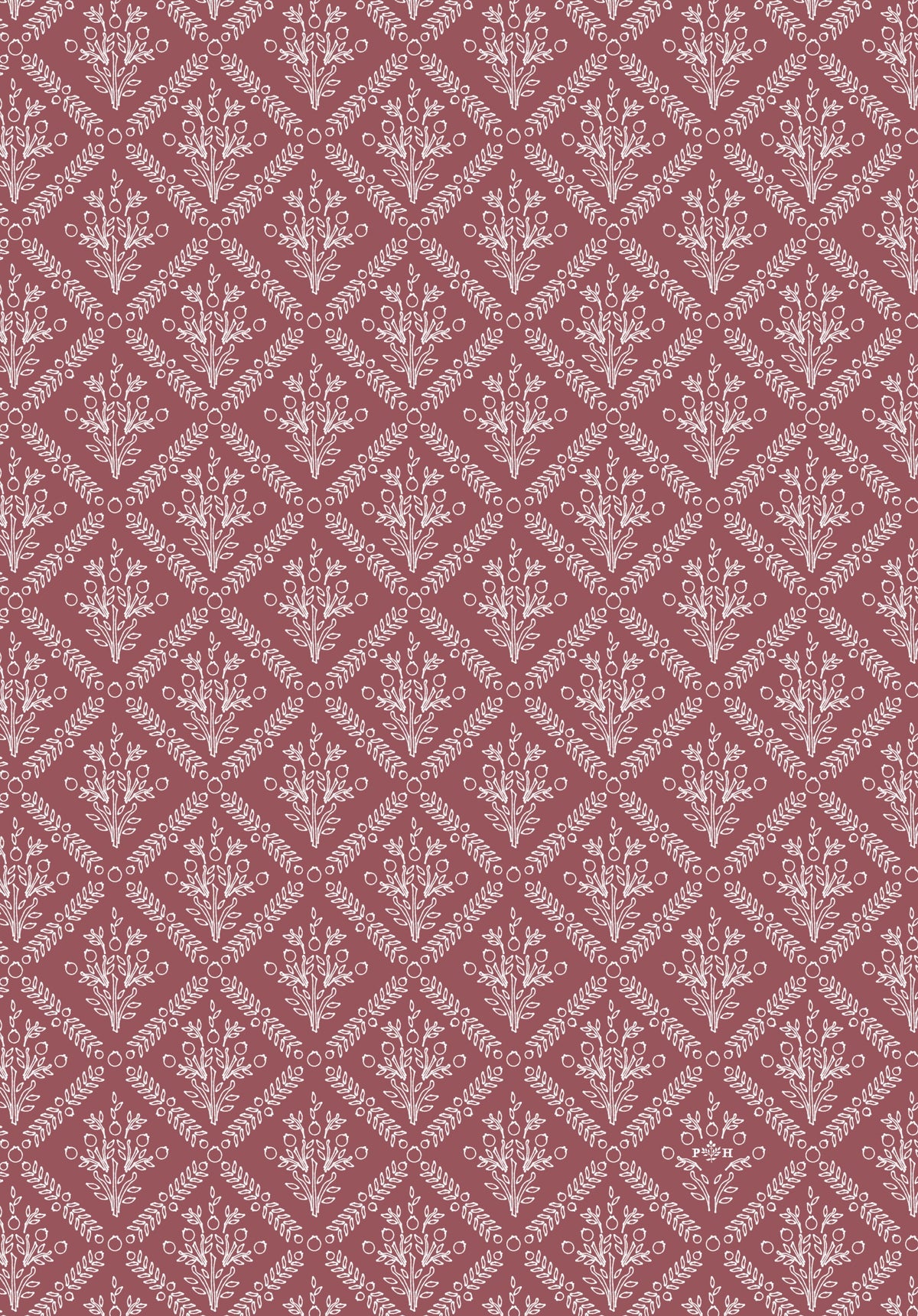 Pomegranate Trellis Wrapping Paper - Whittney Parkinson Design + PH