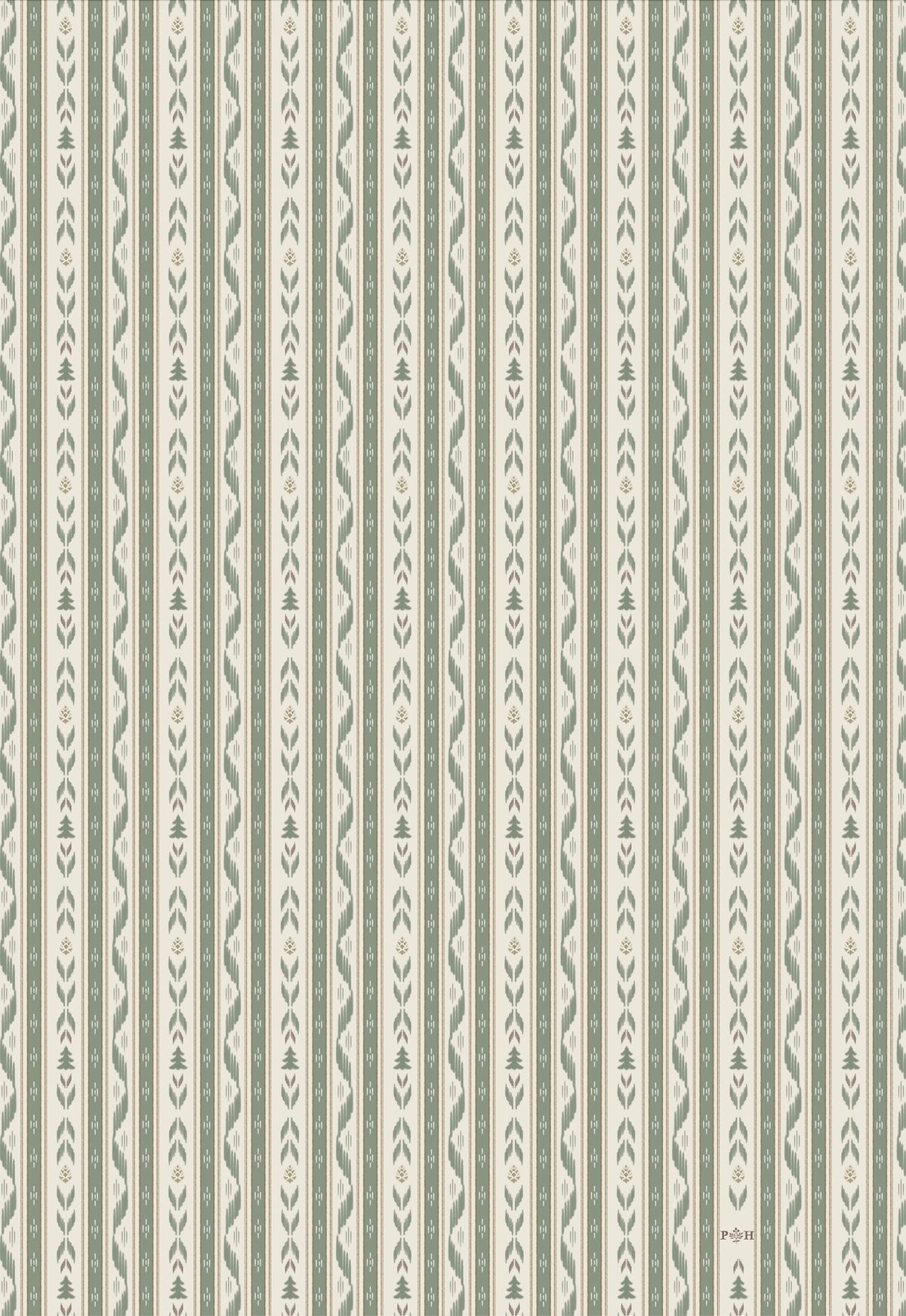 Pearce Stripe Wrapping Paper - Whittney Parkinson Design + PH