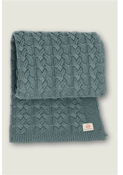 Cotton Cable Knit Throw Blankets | 4 Colors