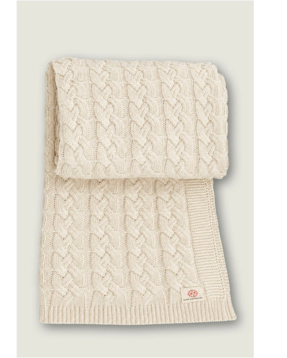 Cotton Cable Knit Throw Blankets | 4 Colors