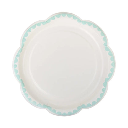 Scalloped Edge Dessert Plates