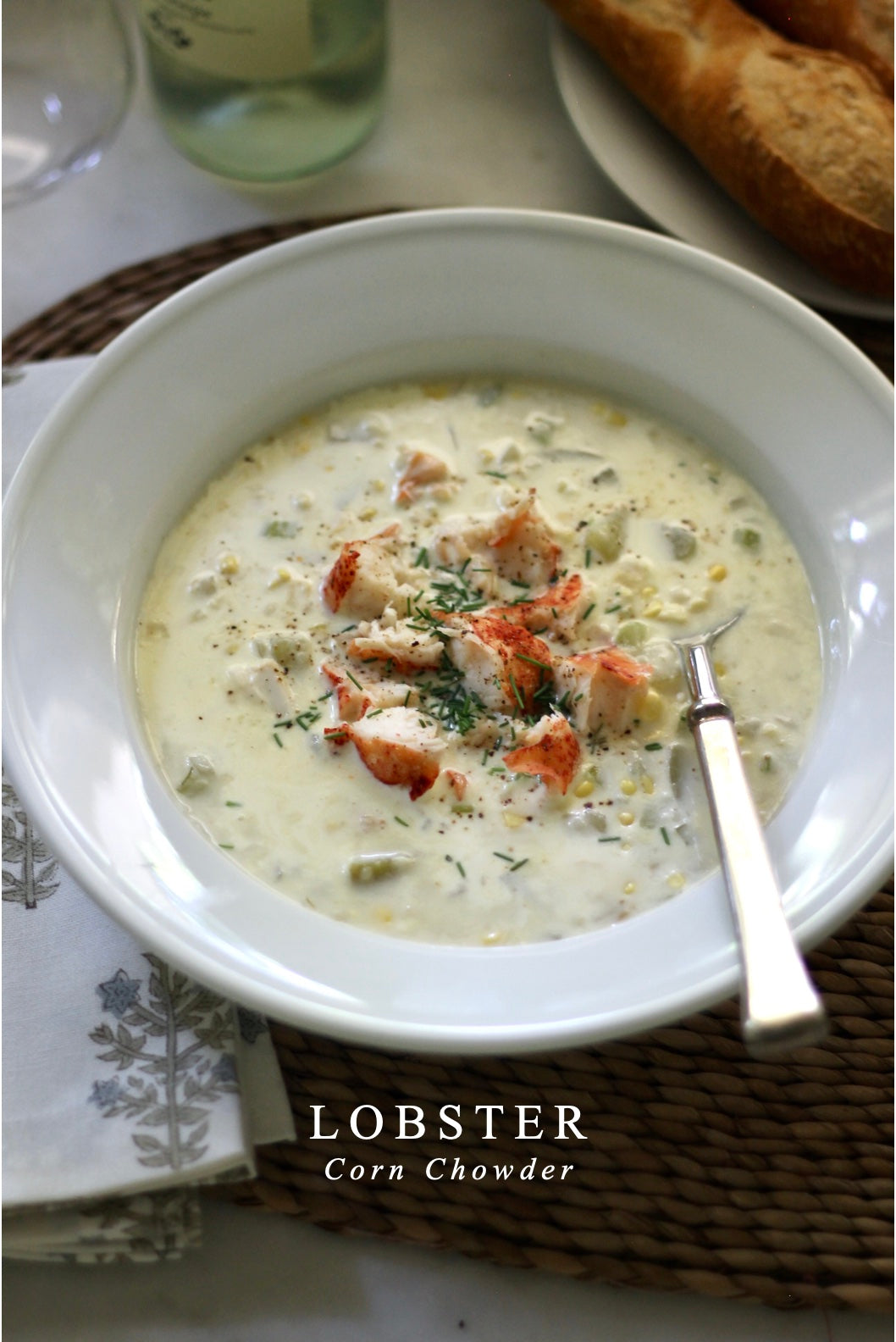 Lobster Corn Chowder Recipe - Free Download