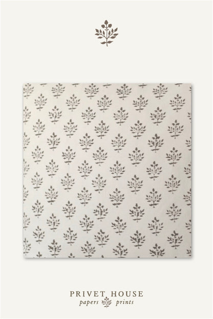 Privet Berry in Walnut Fabric by the Yard
