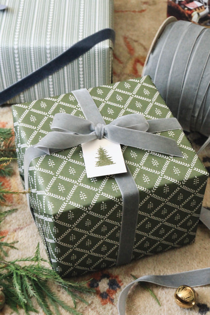 Luxury Velvet Ribbon | English Blue