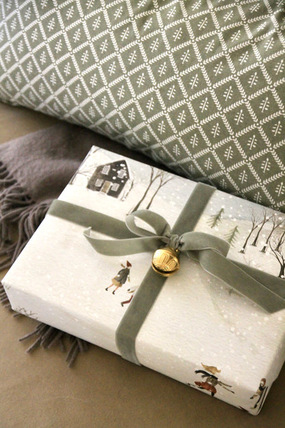 Luxury Velvet Ribbon | Rustic Sage