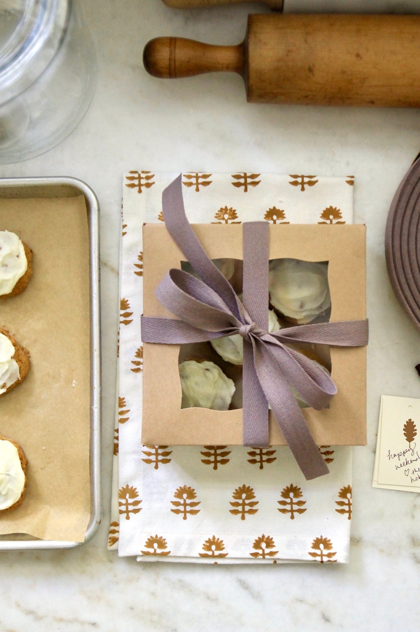 Kraft Window Boxes Rectangle | set of 5