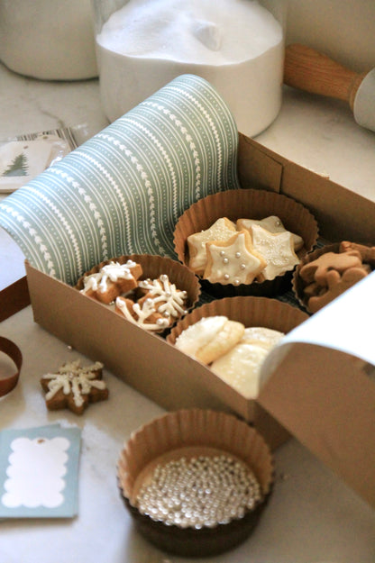 Kraft Window Boxes Large | set of 5