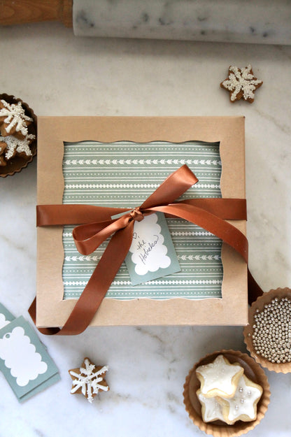 Kraft Window Boxes Large | set of 5