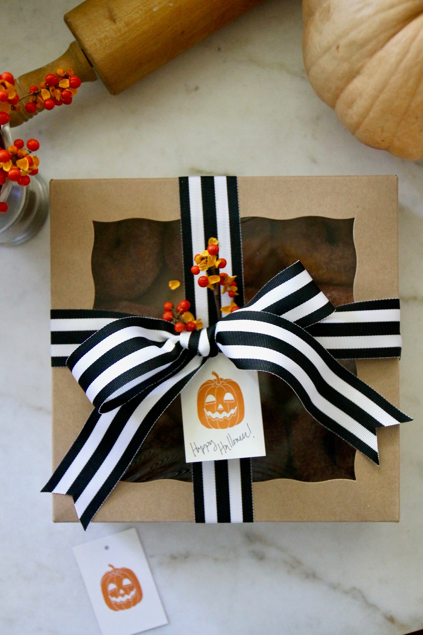 Kraft Window Boxes Rectangle | set of 5