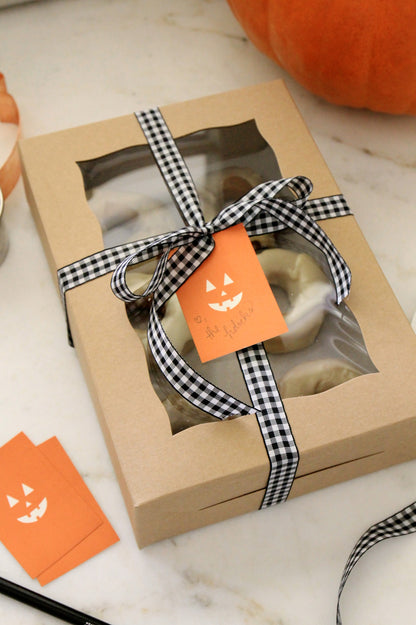 Kraft Window Boxes Rectangle | set of 5