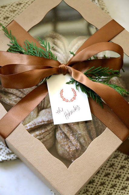 Kraft Window Boxes 6" Square | set of 5