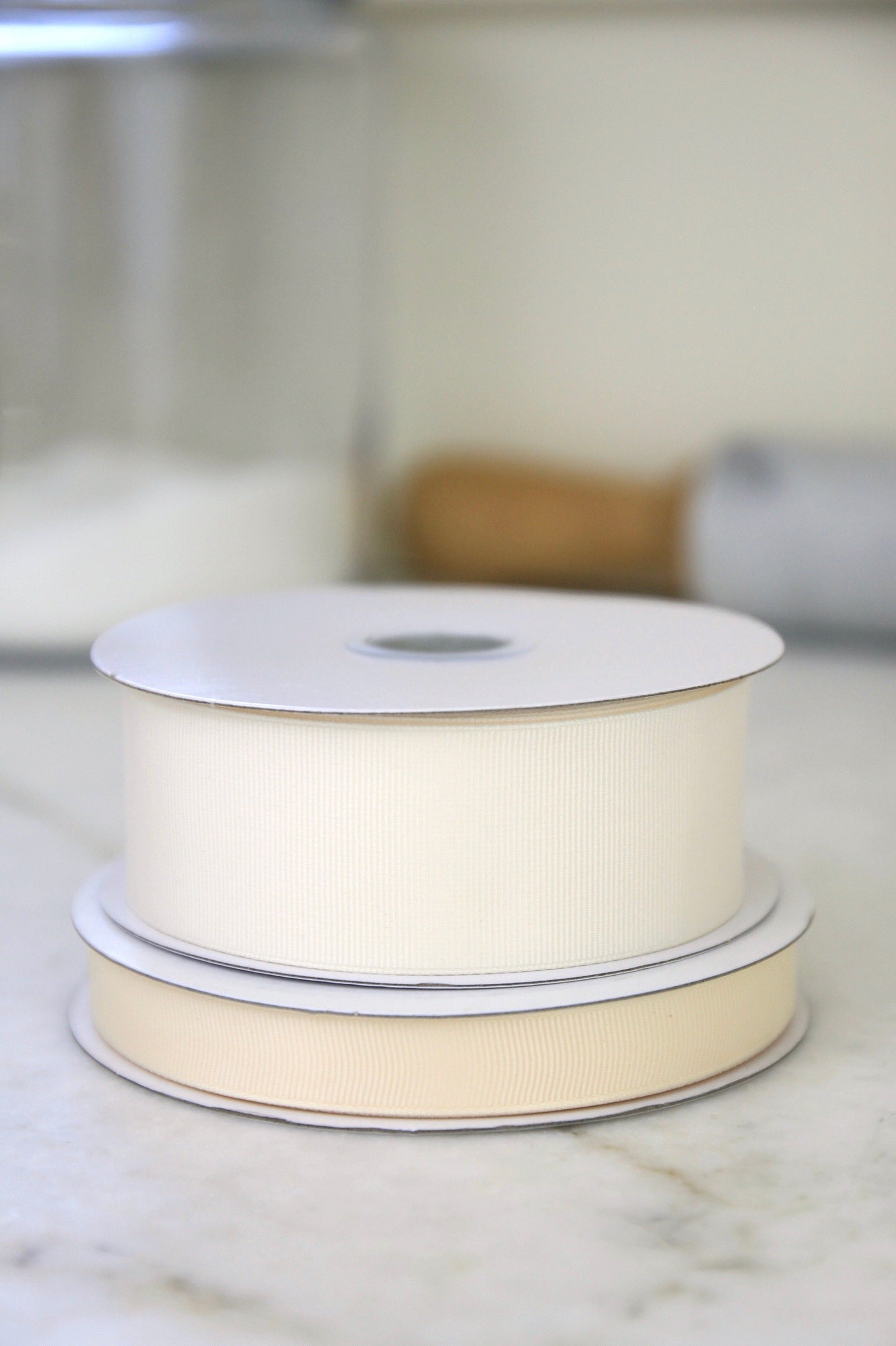Antique White Ribbon | Satin & Grosgrain